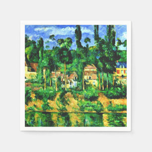Cezanne - Schloss von Medan Serviette