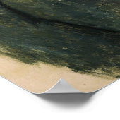 Cézanne - Selbstportrait mit einem Hut Poster (Ecke)