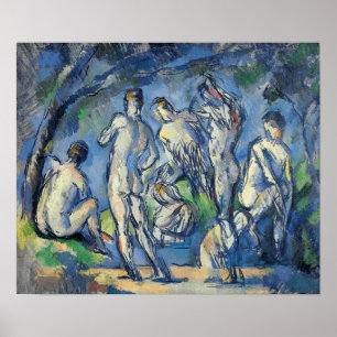 Cézanne - Seven Bathers Poster
