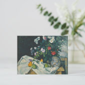 Cézanne Still Life Blume und Frucht Kunst und Kult Postkarte (Stehend Vorderseite)