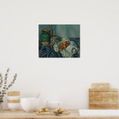 Cézanne - Stillleben mit Äpfeln Poster (Küche)