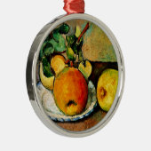 Cezanne - Stillleben mit Äpfeln und Birnen Ornament Aus Metall (Rechts)