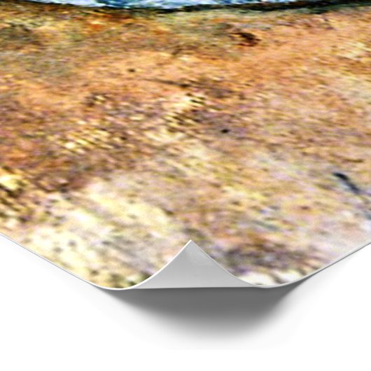 Cezanne - Stillleben mit Äpfeln und Birnen Poster (Ecke)