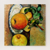 Cezanne - Stillleben mit Äpfeln und Birnen Puzzle (Horizontal)