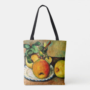 Cezanne - Stillleben mit Äpfeln und Birnen Tasche