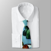 Cezanne - Stillleben mit Äpfeln und Primrosen Krawatte (Gebunden)