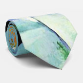 Cezanne - Stillleben mit Äpfeln und Primrosen Krawatte (Gerollt)