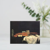 Cezanne - Stillleben mit Brot und Eiern Postkarte (Stehend Vorderseite)