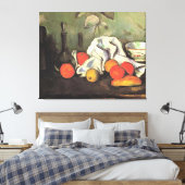 Cezanne - Stillleben mit Früchten Leinwanddruck (Insitu (Schlafzimmer))