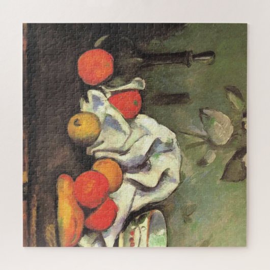 Cezanne - Stillleben mit Früchten Puzzle (Horizontal)