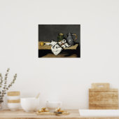 Cézanne - Stillleben mit Kettle Poster (Küche)