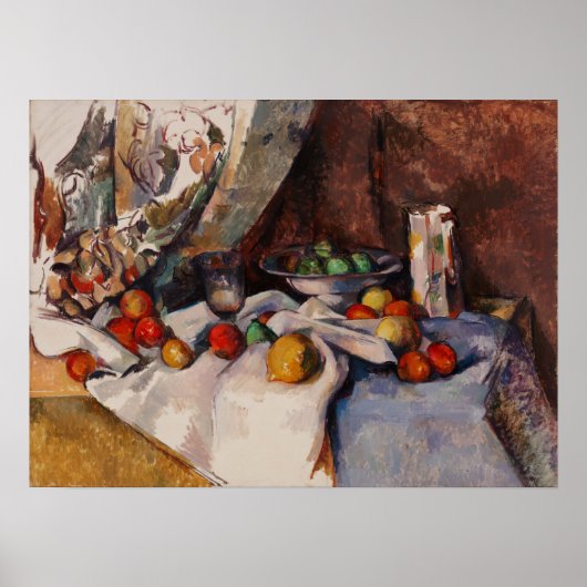 Cézanne - Stillleben Poster (Vorne)