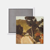 Cezanne - Straße in Provence, Magnet (Vorderseite/Rückseite)