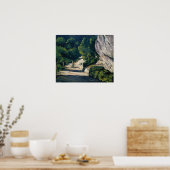 Cézanne - Straße mit Bäumen im Rocky Mountains Poster (Küche)