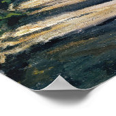 Cézanne - Straße mit Bäumen im Rocky Mountains Poster (Ecke)