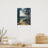 Cézanne - Straße zum See Poster (Küche)