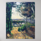 Cézanne - Straße zum See Poster (Vorne)