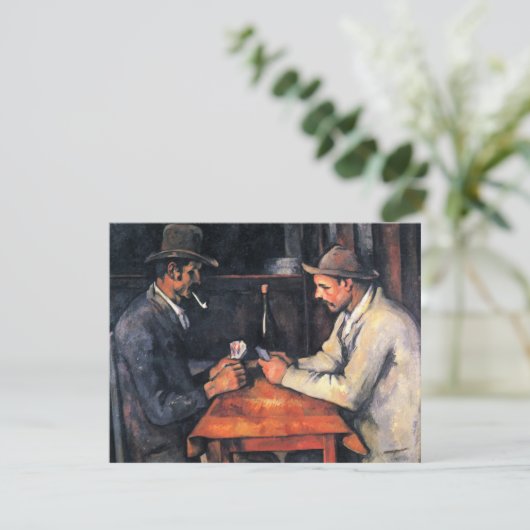 Cezanne The Card Players (zwei) (Stehend Vorderseite)