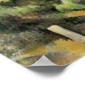 Cézanne - The Red Rock Poster (Ecke)