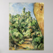 Cézanne - The Red Rock Poster (Vorne)