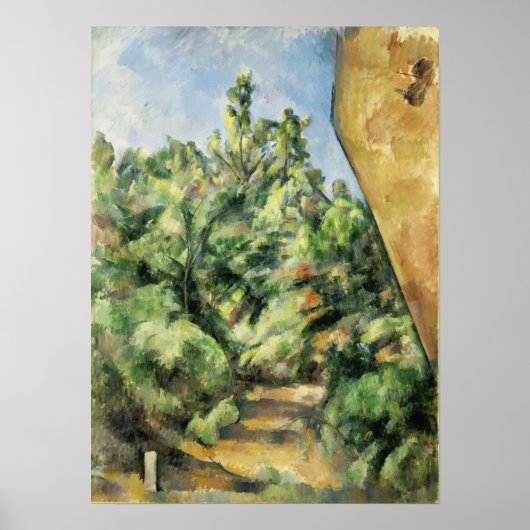 Cézanne - The Red Rock Poster (Vorne)