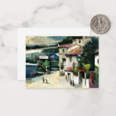Cezanne - The Restaurant Mistral Mitteilungskarte (Vorderseite/Rückseite Beispiel)