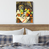 Cezanne Vase Paille Vintage Kunst Leinwanddruck (Insitu (Schlafzimmer))