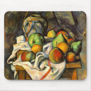 Cezanne Vase Paille Vintage Kunst Mousepad