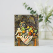 Cezanne Vase Paille Vintage Kunst Postkarte (Stehend Vorderseite)
