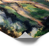 Cézanne - Vier Bathers 1880 Poster (Ecke)