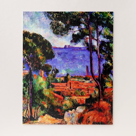 Cezanne - View through the Trees Puzzle (Vertikal)