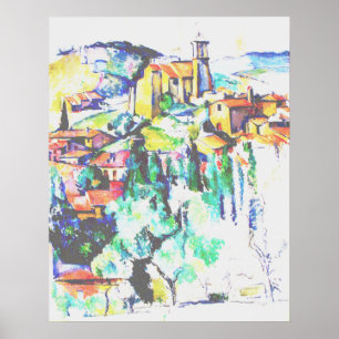 Cezanne Village in Gardanne Poster