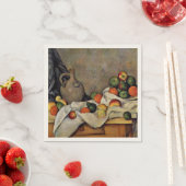 Cezanne - Vorhang, Jug und Obst, Serviette (Beispiel)