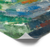 Cézanne - Waldweg von Mas Jolie zum Schloss Poster (Ecke)