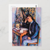 Cezanne - Young Man and Skull Postkarte (Vorne/Hinten)