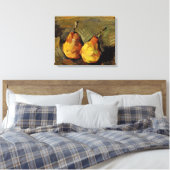 Cezanne - Zwei Birnen, berühmtes Stillleben, Leinwanddruck (Insitu (Schlafzimmer))