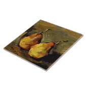 Cezanne - Zwei Birnen Fliese (Seite)