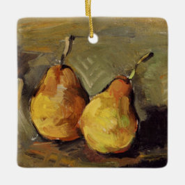 Cezanne - Zwei Birnen Keramikornament