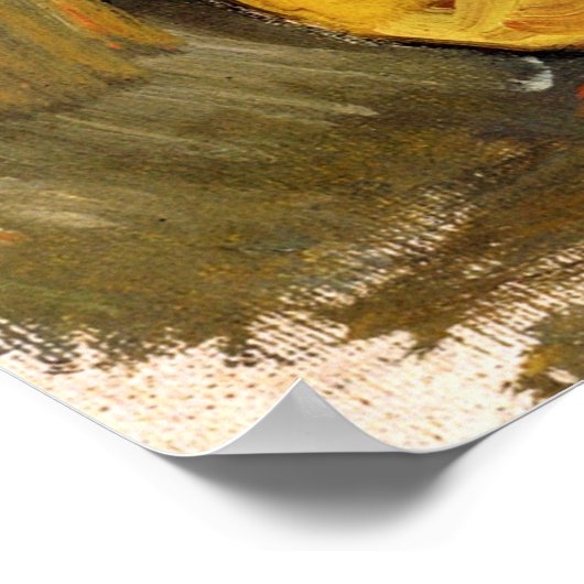 Cezanne - Zwei Birnen Poster (Ecke)