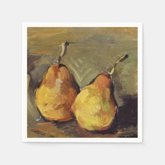 Cezanne - Zwei Birnen Serviette (Vorderseite)