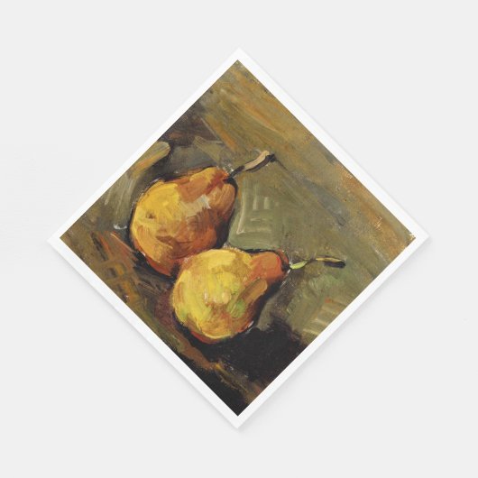 Cezanne - Zwei Birnen Serviette (Ecke)