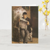 Cézannes Künstlervater Karte (Gelbe Blume)