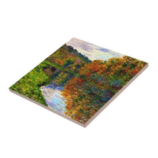 Cezannne - Arm des Jeufosse, Herbst, Fliese (Seite)