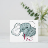 CF4L Hellephant Postkarte (Stehend Vorderseite)