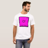 Cf - Chick Flicks Funny Chemical Element Symbol T-Shirt (Vorne ganz)