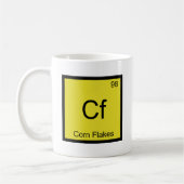 Cf - Cornflakes Chemie Element Symbol Cereal T Kaffeetasse (Links)