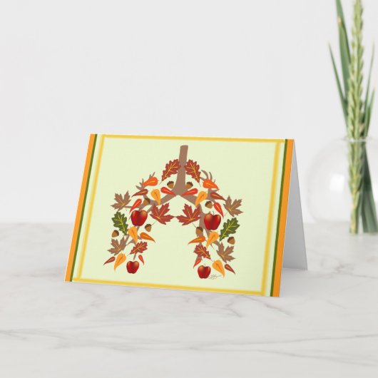 CF Fall Grußkarte Karte (Vorderseite)