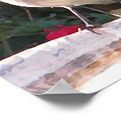 CF- Funny Blue Jay Poster (Ecke)