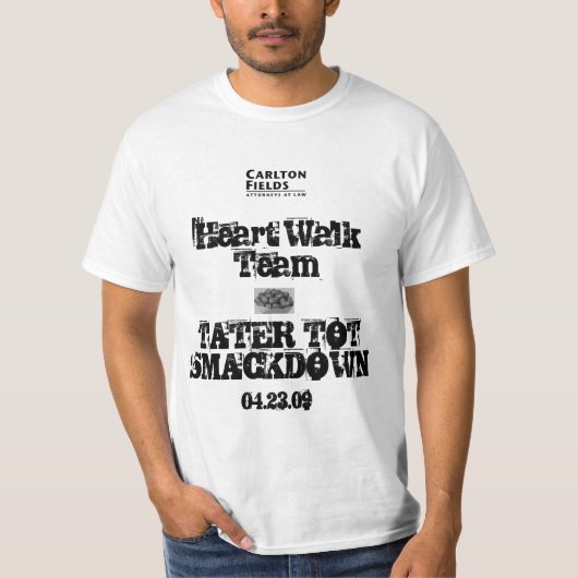 CF Herz-Weg-Team TTSmackdown offizielle T T-Shirt (Vorderseite)