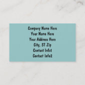 CF Husky-Welpen-Visitenkarten Visitenkarte (Rückseite)